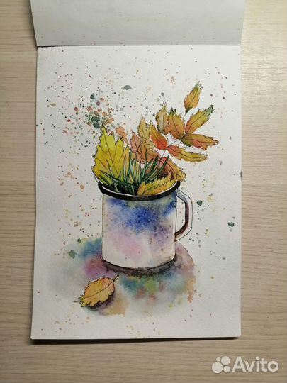 Акварельная иллюстрация, картина