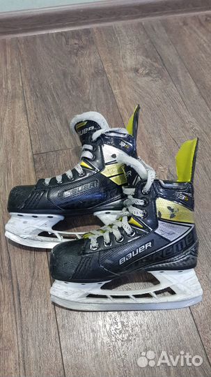 Коньки детские bauer supreme YTH, размер 12,5