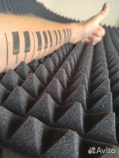 Акустический поролон пирамида