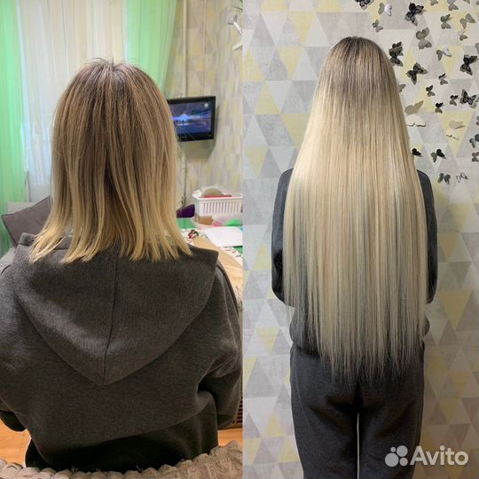 Наращивание биопротеиновых волос