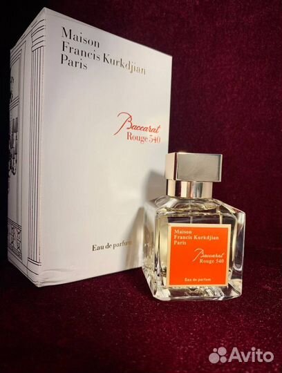 Парфюмерная вода baccarat