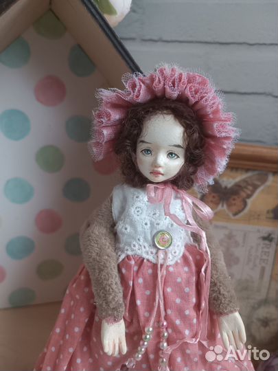 Кукла тедди-долл ручной работы