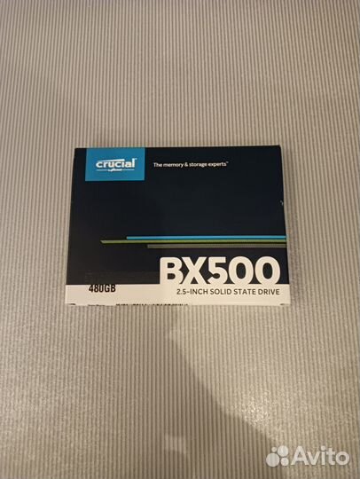 Ssd crucial bx500 480Gb