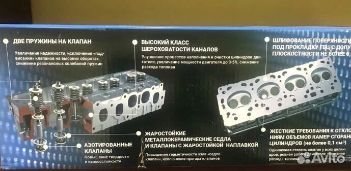 Головка цилиндров Газель Эвотек Tanaki под гбо