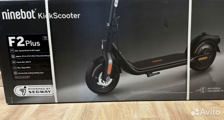 Электросамокат Ninebot F2 Plus новый запечатанный