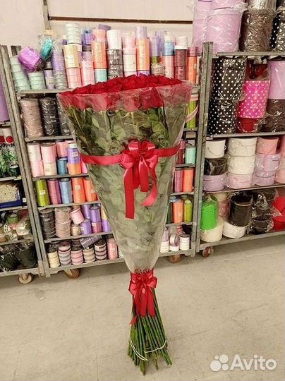 Высокие розы Гигантские розы Доставка цветов