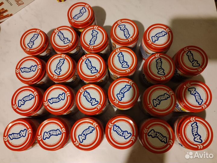 Пюре агуша 24 банки мясо и овощи