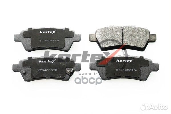 Колодки тормозные дисковые зад KT3405STD kortex