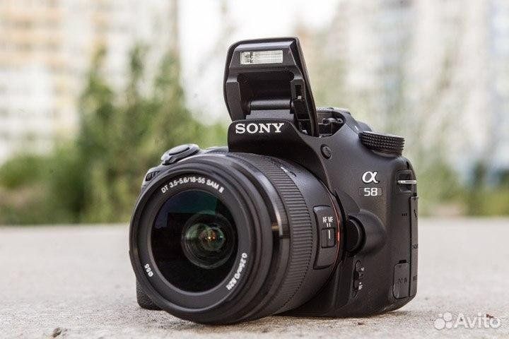 Sony a 58(18-55мм SAM) +Сумка+16гб+З/у+