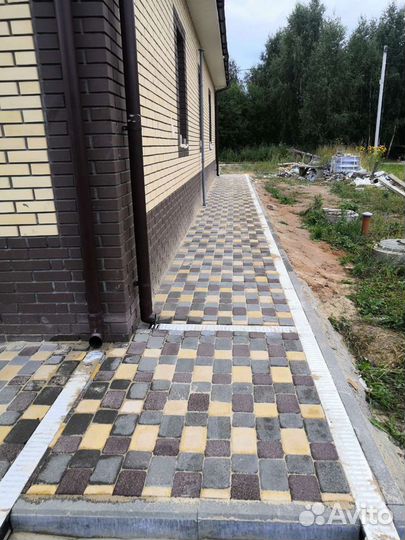 Укладка брусчатки