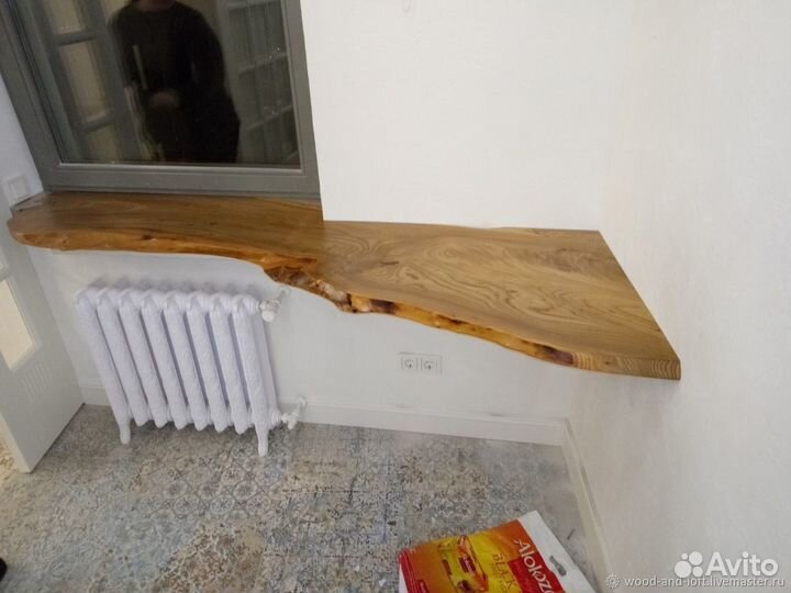 Подоконник из дерева Слэба