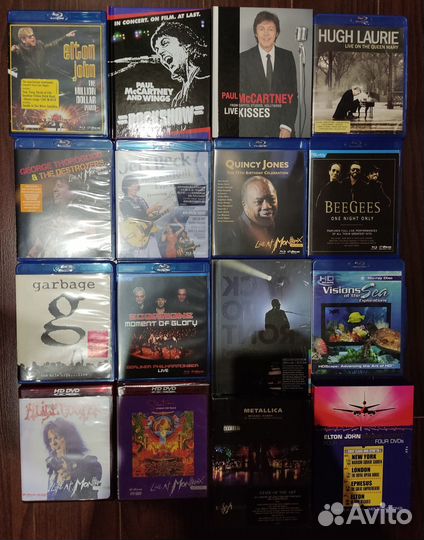 Blu ray диски муз.(Фирма),dvd-муз