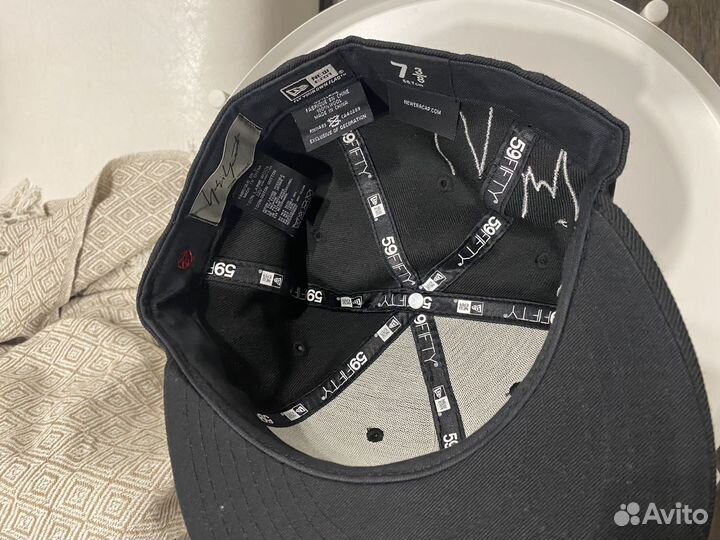 Бейсболка yohji yamamota Black NEW ERA 59 ifty