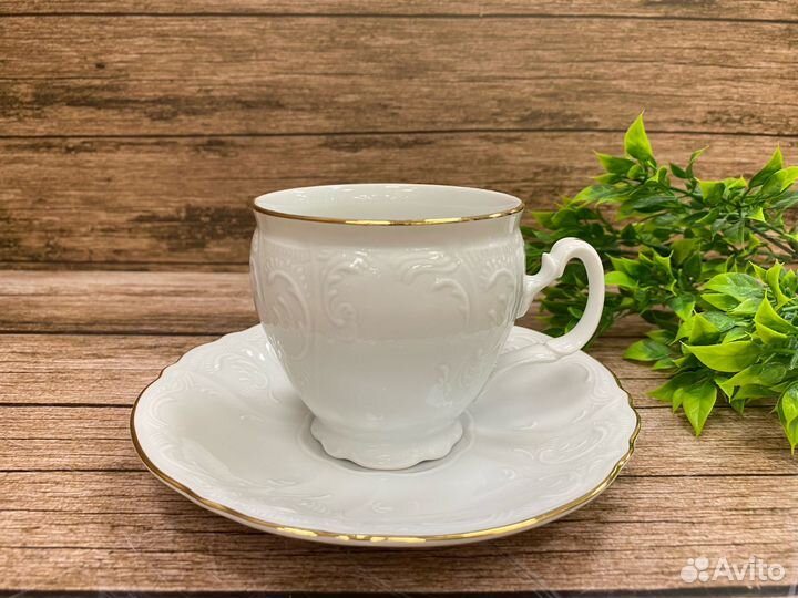Чашка с блюдцем 