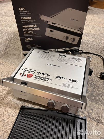 Гриль Polaris PGP 2803 новый электрогриль