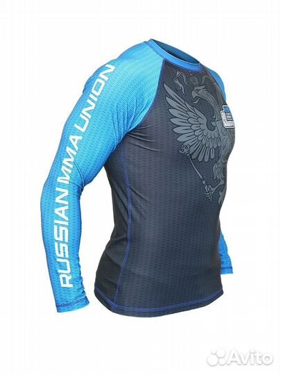 Рашгард Союз мма России (синий, L)