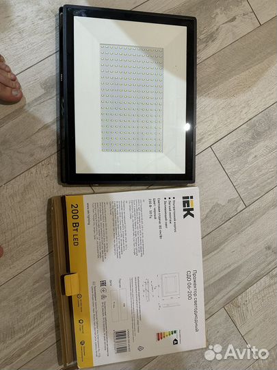 Светодиодный прожектор iek сдо 06-200