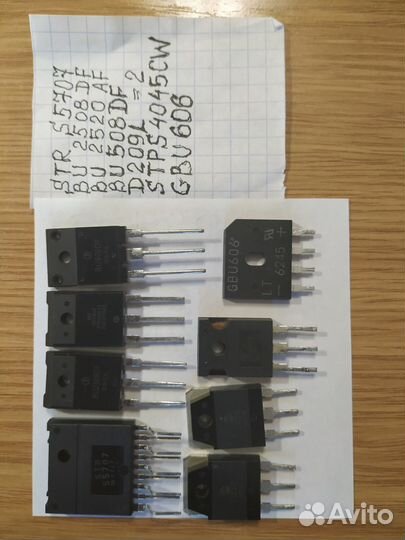 Набор импортных транзисторов и микросхем (новых)