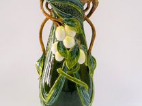 Керамическая ваза ручной работы. Проиводство Итали