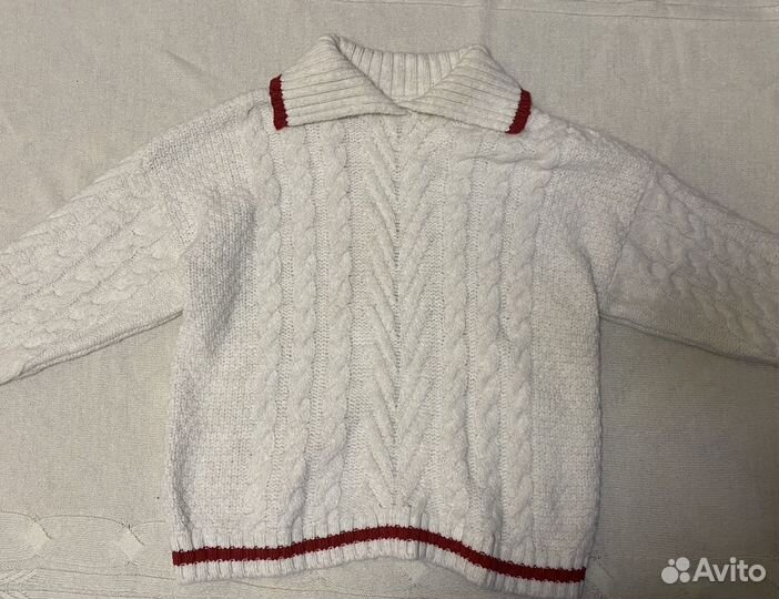 Свитер zara с воротником