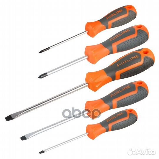 Набор отвёрток 5 пр. (SL3x75mm, SL5x100