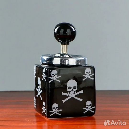 Пепельница бездымная керамическая юла, 