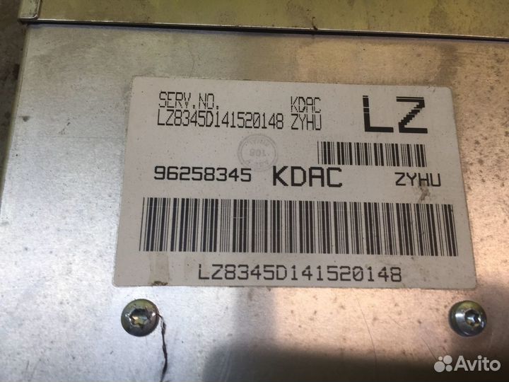 Эбу daewoo nexia 1.5,16 кл