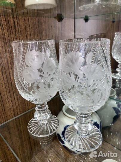 Хрустальный кубок ваза, бокал