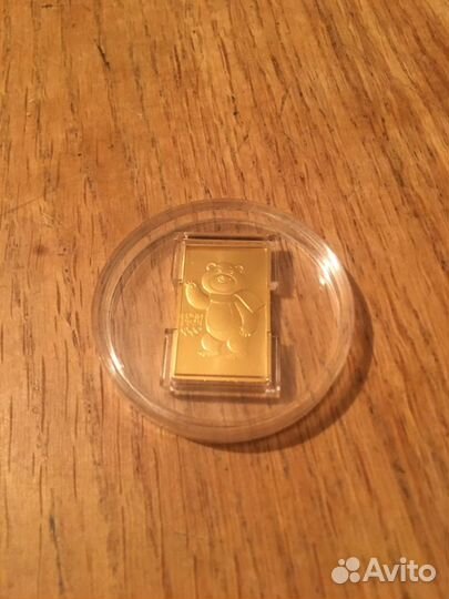 Золотая монета сочи 2014