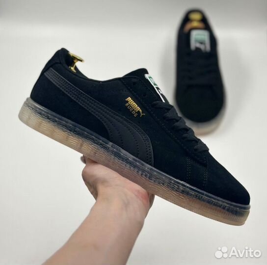 Комфортные кроссовки Puma Suede Black