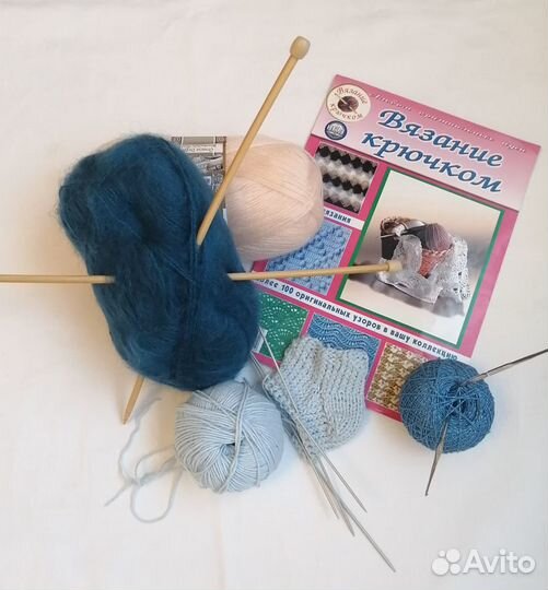 Научу вязать крючком и спицами