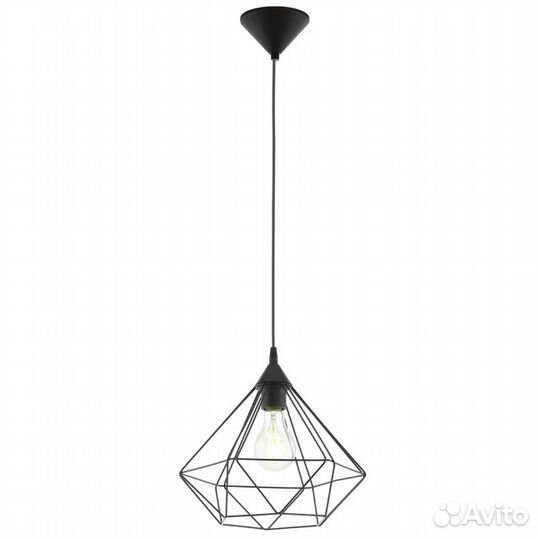 Светильник подвесной eglo Tarbes 1x60Вт E27 сталь