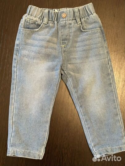 Джинсы детские утепленные 86