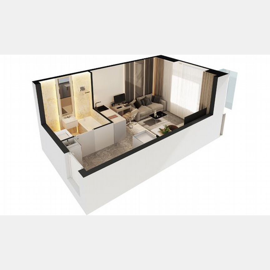 Апартаменты-студия, 22,9 м², 10/30 эт.