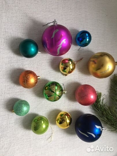 Новогодние игрушки шары на елку