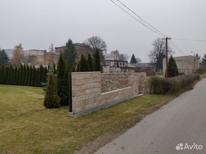 Блок заборный