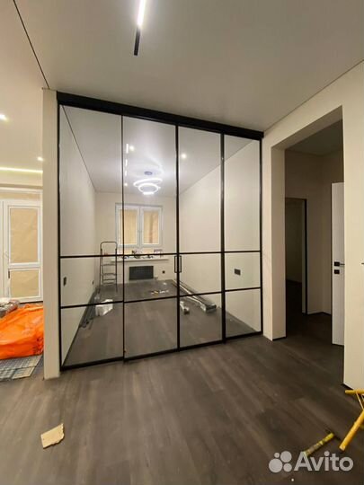 Распашные двери лофт