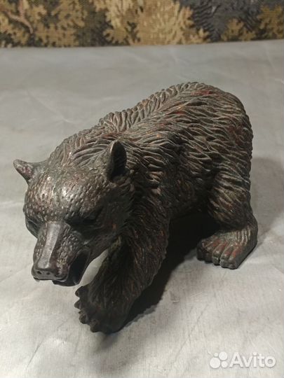 Статуэтка бронза Медведь