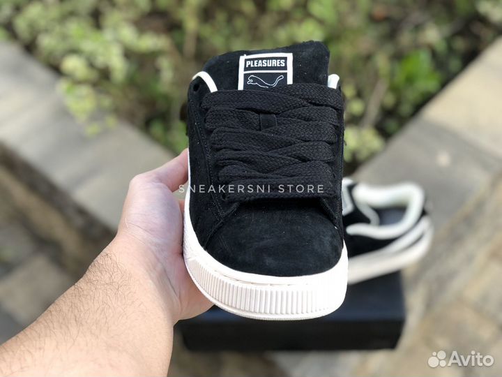 Кроссовки Puma Suede XL Pleasures Black Frosted Iv