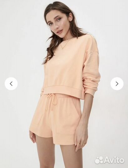 Комплект шорты и толстовка женский
