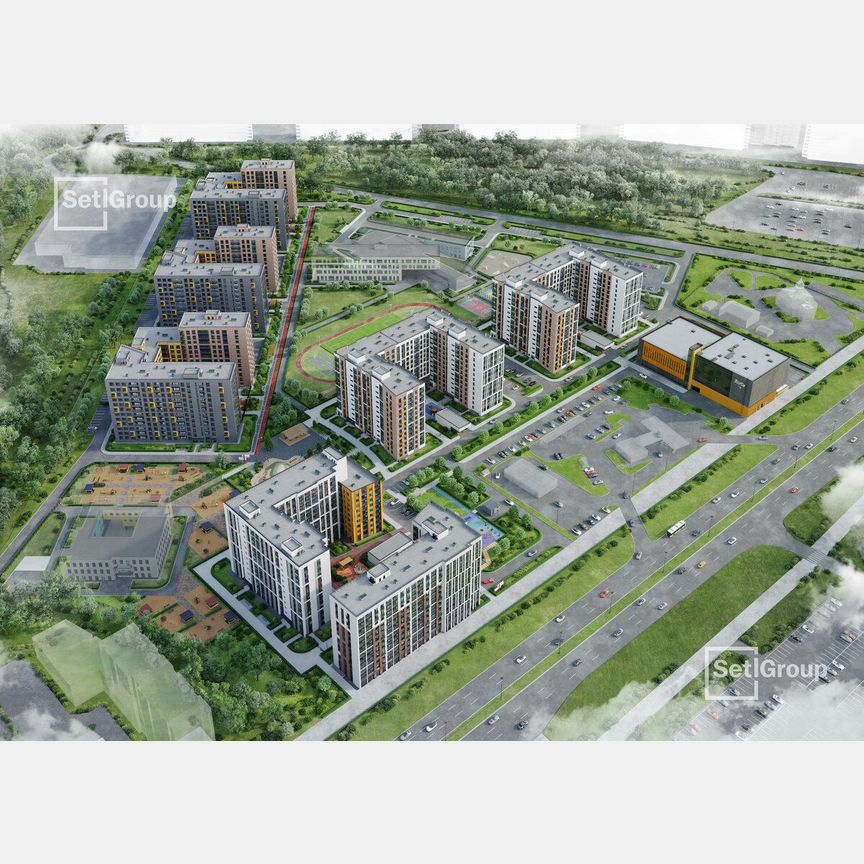 1-к. квартира, 38,9 м², 1/12 эт.