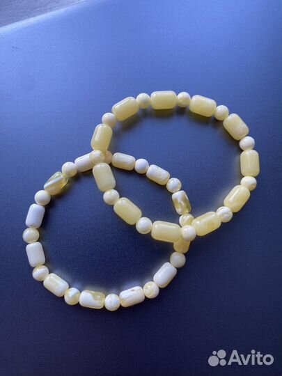 Браслет из натурального янтаря