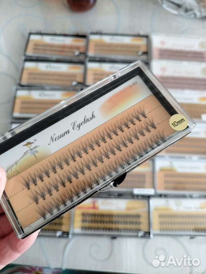 Накладные ресницы пучки для наращивания