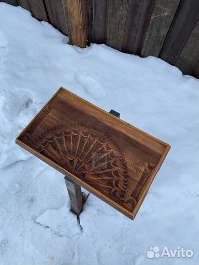 Резная доска для подачи лофт