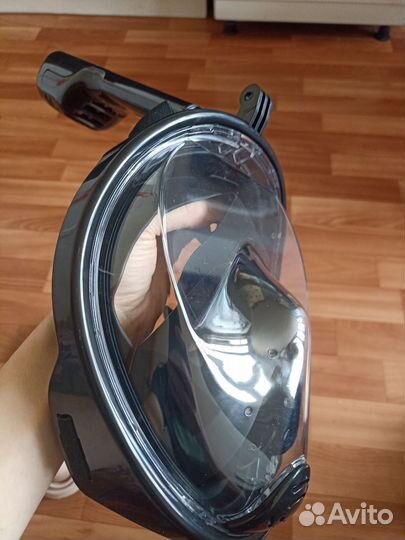 Маска для плавания полнолицевая новая