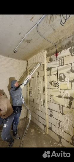 Механизированная штукатурка / Выравнивание стен