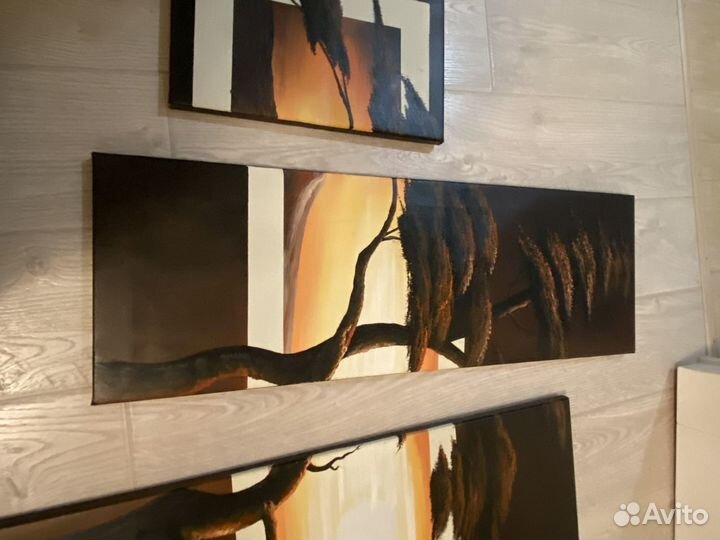 Модульная картина маслом