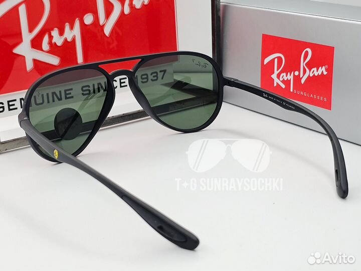 Очки Ray Ban 4320 CH Scuderia Ferrari Зелёные