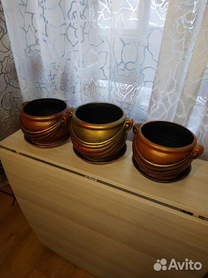 Керамические горшки