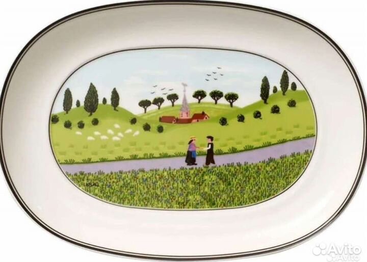 Блюдо тарелка Villeroy Виллерой новое Наиф Naif